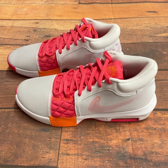 Nike Men's Lebron Witness VIII "Aster Pink" Basketball Shoes - Picture 5 of 6